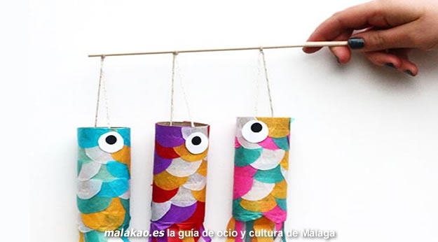 Koinobori: Manualidades para nios en Benalmdena