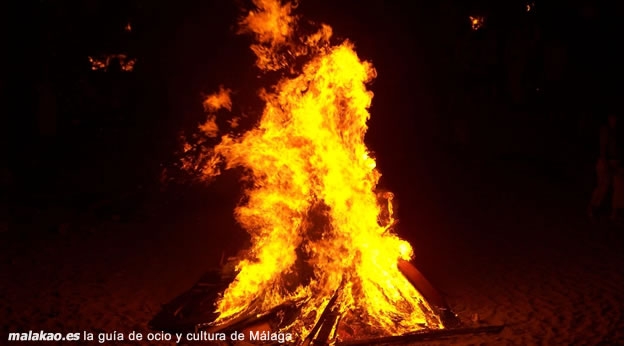 Noche de San Juan en Mlaga 2013